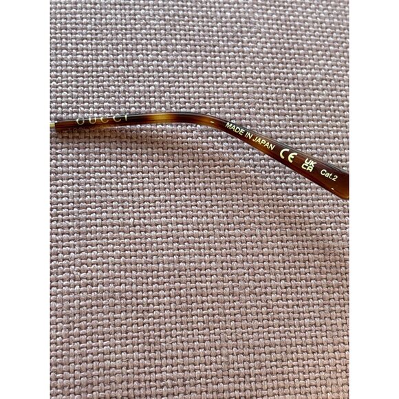 Gucci Square Sunglasses in Havana Gold Brown GG1848S-002 Sunnies main image 9